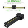 Waterproof Led Flashlight Gym Lamp Light Posing With Magnet Rechargeable Flashlight With Hook 7-grade Dimming 180Degree foldable
