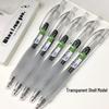 Smooth Black Ink Pen - Click Neutral, 0.5mm Tip, Quick-Drying for Exams, Office Use, and Signatures