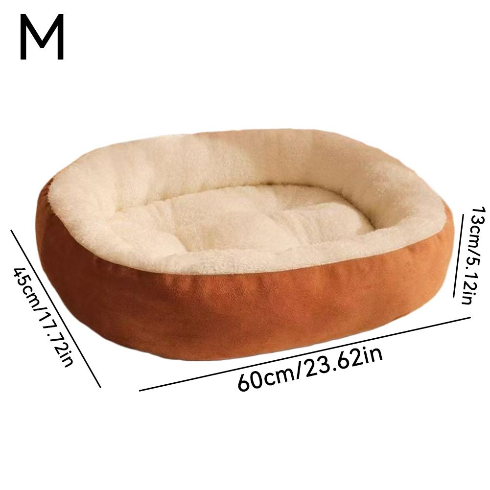 Thick Plush Pet Bed Warm Dog Cat Nest Mat Thickened Cozy Pet Sleeping Cushion for Small Medium Large Dogs Cats