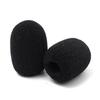 10 stuks/zak Zwarte Spons Schuim Cover Microfoon Headset Windscherm Microfoon Cover Pads
