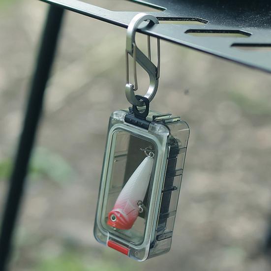 Splicing Fishing Lure Box Glow-in-the-dark Magnetic Clear Portable Waterproof Fishing Hooks Soft Hard Bait Angling Tools Gear Organizer Case