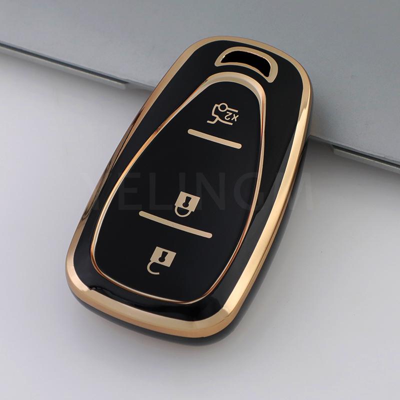 New TPU Car Key Case Key Cover For CHEVROLET Cruze Spark Camaro Volt Bolt Trax Malibu Captiva Equinox Trax Tracker AVEO Lova