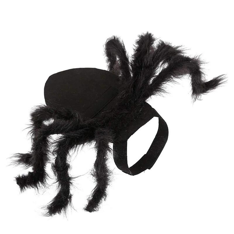 Spider Costume For Cats Fun Realistic Dogs Cats Cosplay Outfit Scary Halloween Dressing For Pet Supplies Festive Costume For S