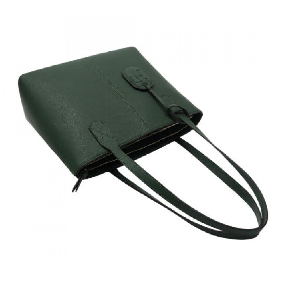 BAnAvAnA Meiji A Shoulder bAg Genuine leAther dArk Green hmwcA259mAi0 1