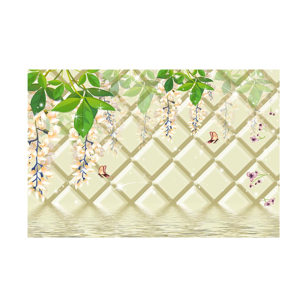 Floral Vine Wallpaper Backdrop,Romantic Ambiance Backdrop for Weddings,Spring/Summer Events,Flower Decor,Party Backdrop,Photo Gallery