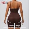 Flarixa Waist Trainer With Hooks Body Shaper Tummy Slimming Shapewear Women Camisole Bodysuit Butt Lift Seamless Underwear