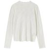 Shangdubila Women's Semi-High Collar Lace Knit Base Layer