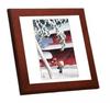 Kawase Hasui's "Zojoji Temple, Shiba" Wooden Framed Photo Tile (Japanese Masterpieces Series) (white Background)