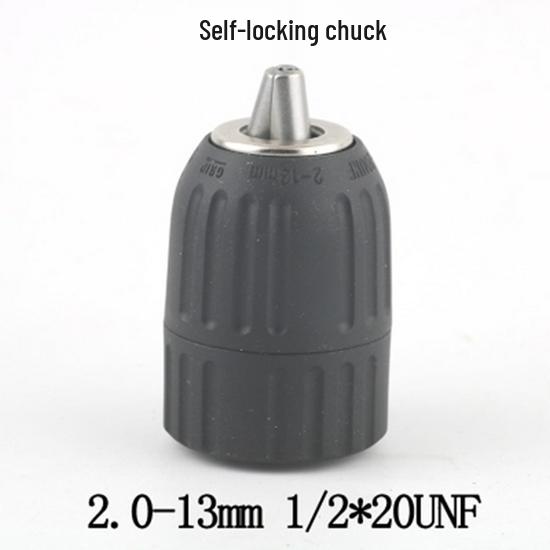 Multi-function Rotary Hammer to Electric Drill Adapter: Round/Square Shank, Four-Flute, Round Head