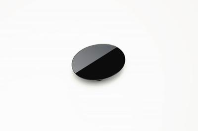 Grazio & Co. Crown Sports Solid Emblem Base Rear Only, Black