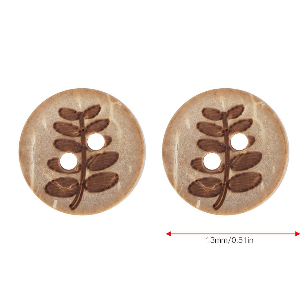 13mm 100pcs bag 4-Holes Round Buttons Sew Tools Accessories    Crafts   Wooden Button(226 13mm&nbsp;)