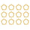 30PCS Mini Crowns Plastic Small Princess Pearl Crown Cake Topper Decorations for Birthday Wedding Party Baby Shower Gold