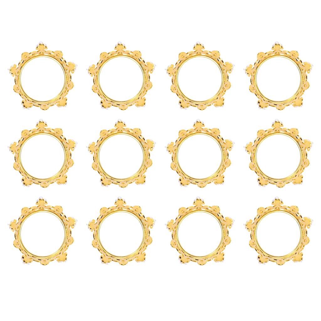 30PCS Mini Crowns Plastic Small Princess Pearl Crown Cake Topper Decorations for Birthday Wedding Party Baby Shower Gold