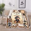 1pc Print Dachshund Weiner Dog Blanket Gifts for Dog Lovers Family Blankets Throw Home Sofa Lunch Break Student Nap Gifts