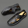 Luxury Handmade Summer Shoes Brand Designer Casual Sandals Classic Slip On Outdoor Men Sandals Leather Comfy Walking Sneakers