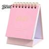 Personalized Office Desk with Gold Calendar Minimalist English Desktop Accessory 2027 Table Planner Modern Decoration