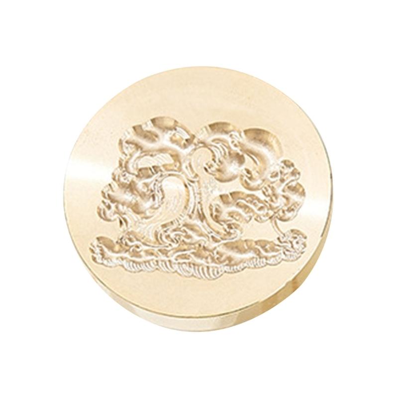 Welliges Texturiertes Wachssiegel Stempelkopf Metall Wachsstempelkopf für Valentinstagskarte Geburtstagskarte Einladungen Umschlag