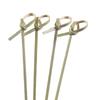 100pcs Disposable Bar Tool Party Decoration Cocktail Picks Bamboo Knot Skewers Stick Fruit Forks Sandwiches