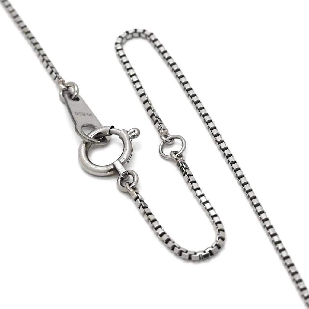 NON BRAND - Solitaire diamondNecklace Pt900/diamond Array