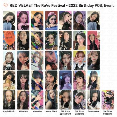 „The Reve Festival“, 2022 m. gimtadienio foto atvirutė POB KT4 AM MS MP SM SW KPOP