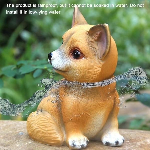 Outdoor Solar Power Yard Animal Ornament Lamp LED Garden Landscape Lamp Rabbit Owl Snail Puppy Night