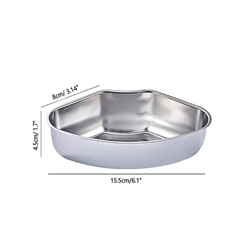 1Pc Stainless Steel Steaming Plate Fan Shaped Divided Steaming Plate Household Food Steaming Bowl Kitchen Accessories