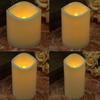 Cylindrical Flickering LED Candle Light Flameless forGarden Yard / Christmas Lamp Decoration