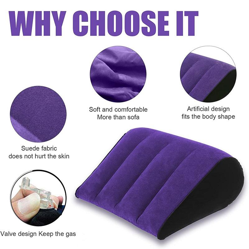 Sex Pillow for Couples Inflatable Pillow  Erotic Aid Body Position Cushion Adults Wedge Game Toys Sexy Furnitures Sextoys