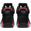 Jordan Air Jordan 6 Rutschfest Abriebfest High-Top Vintage Basketballschuhe Unisex Schwarz Rot CT8529-001