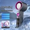 Electric Fan Handheld Fan 199 Gears High Speed Semiconductor Cooling Handheld Fan Mini Portable Folding USB Small