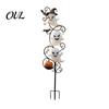Holiday Lawn Art for Path Halloween Ghost Garden Stake, Cute Ghosts 2D Flat Metal Yard Theme Outdoor Decor Sign, Decoration Pathway Patio Front Porch