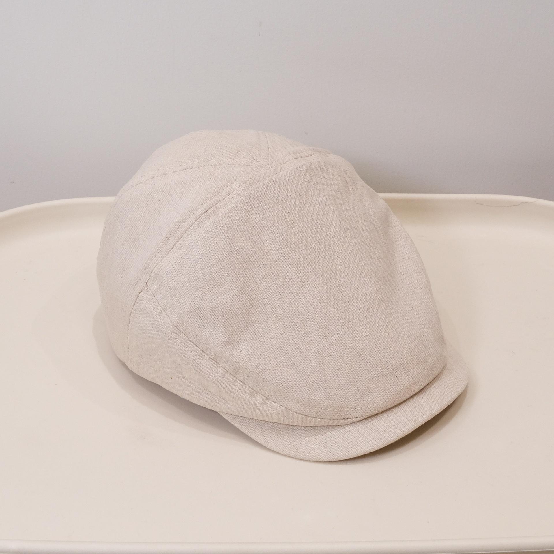

New Vintage Forward Cap Women Fashion Trendy Streetwear Beret Hat Duckbill Cap Spring Summer Painter Cap Female бежевый