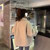 Women's Winter Sweatshirt Korean Style Loose Large Size Fashionable Student Versatile Thickened Warm Plush Jacket for Women