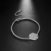 Flower of Life Charm Bracelet Stainless Steel Viking Amulet Unisex Vintage Jewelry Gift for Women Men