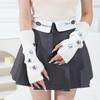 The Glove Girls' School Style Dui Dui Exposed Finger Sleeve Covers for Autumn and Winter Knitted Subculture Warm Arm Covers