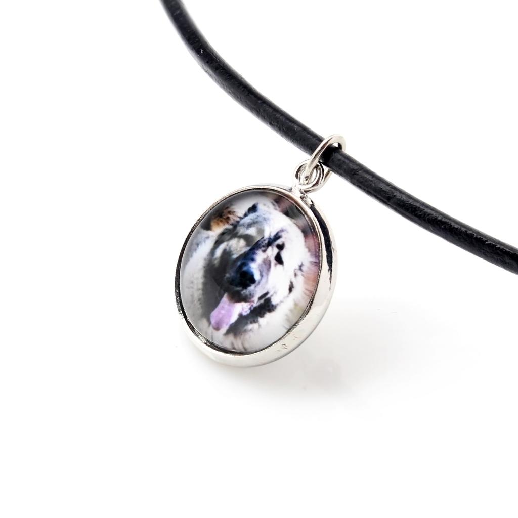 Caucasian Shepherd Dog, Caucasian Ovcharka – Jewelry with your photo box, set of necklace and earrings | Art-Dog