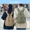 Color Simple Solid Lightweight Neutral Casual Backpack For Commuting Daily