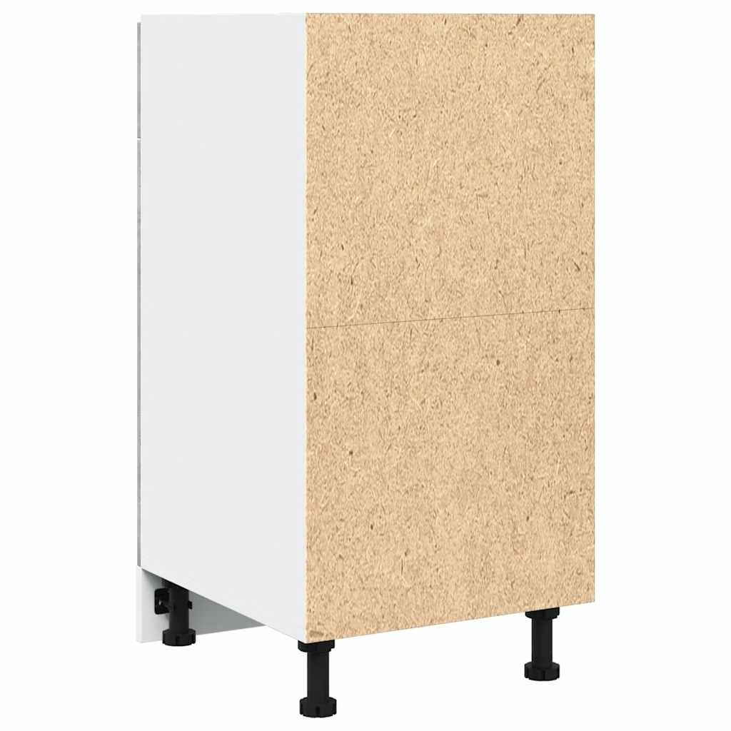 Küchenschubladenschrank unten, Einbau-Aufbewahrungsschrank, 40x46x81,5 cm