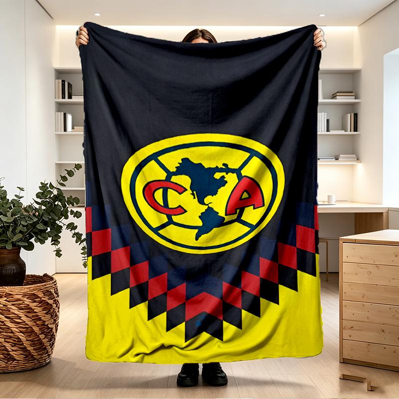 Club America Print Blanket - Soft & Comfortable, for Bedroom, Travel, Sofa, Home Decoration - Birthday Christmas Gift for Friend
