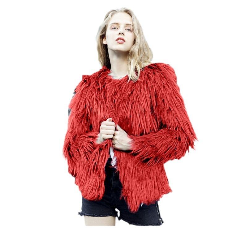 Large Size Imitation Fur Coat, European And American Fashion Imitation Fur, Haining Imitation Fur European And American Style