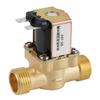 Válvula Solenoide Eléctrica de Latón de 12V BSPP G1 2 NC Normalmente Cerrada de 2 Vías Sin Válvula Reguladora de Presión