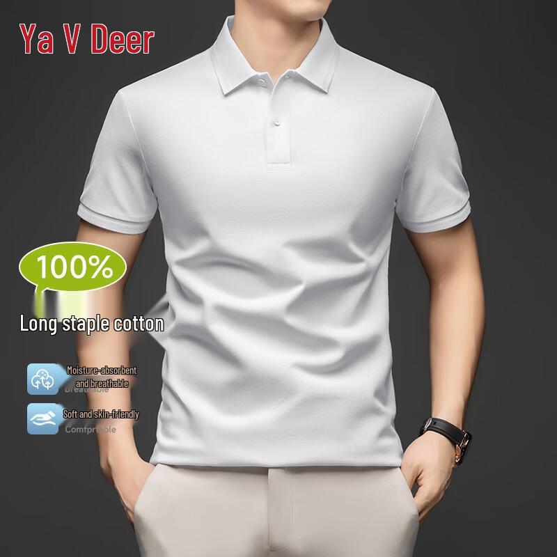 Yalu Men s 100% Cotton Short Sleeve Polo Shirt 3XL