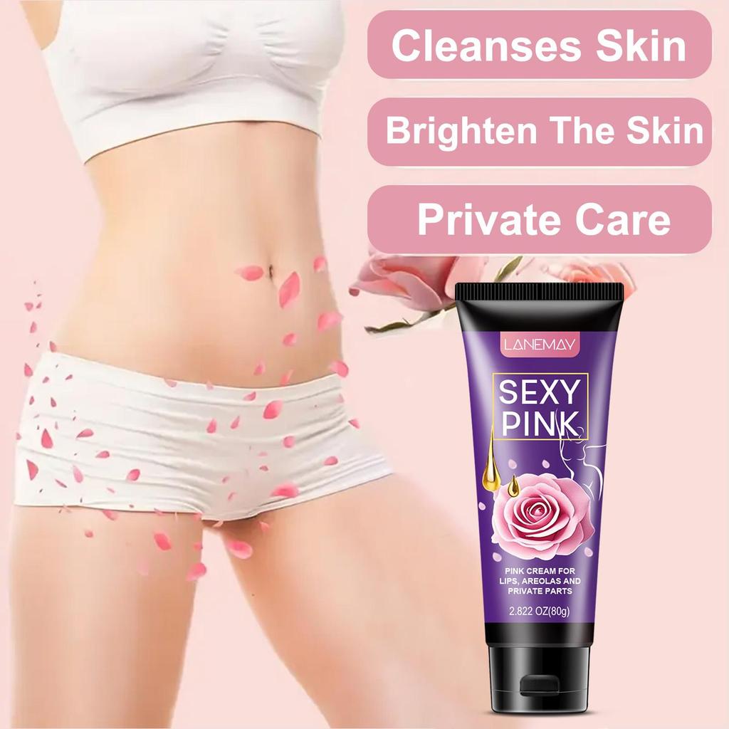 Crème Secret de Femme - Nourrit Intensément la Peau Délicate, la Gardant Douce et Souple - Soin Délicat & Féminin pour les Zones de Peau Sensible, 80g