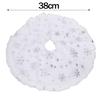 1/5pcs Christmas Tree Skirt White Plush Xmas Tree Bottom Decor Skirt Mat Christmas Decor Carpet DIY Home New Year Decor Supplies