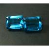 NATURAL Ocean Blue Aquamarine 78 Ct Emerald Cut   Loose Gemstones Pair