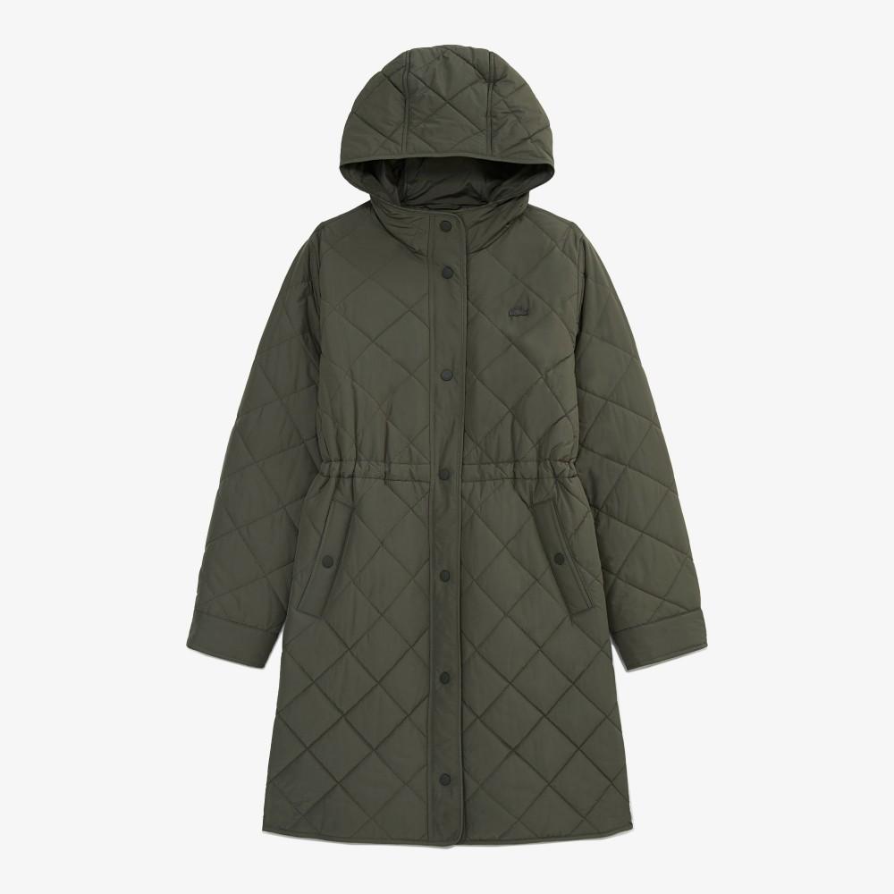 Lacoste Women's Hooded Quilted Long Jumper BF654E-55NE9F