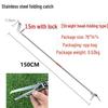 Telescopic Stainless Steel Fish, Shrimp, and Eel Catcher Hook