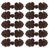 6/10pcs Chinese Knots Frog Buttons Closure Sewing Buttons Fasteners with Beads for DIY Sewing Coats Cloak Bridal Costume Outfit
