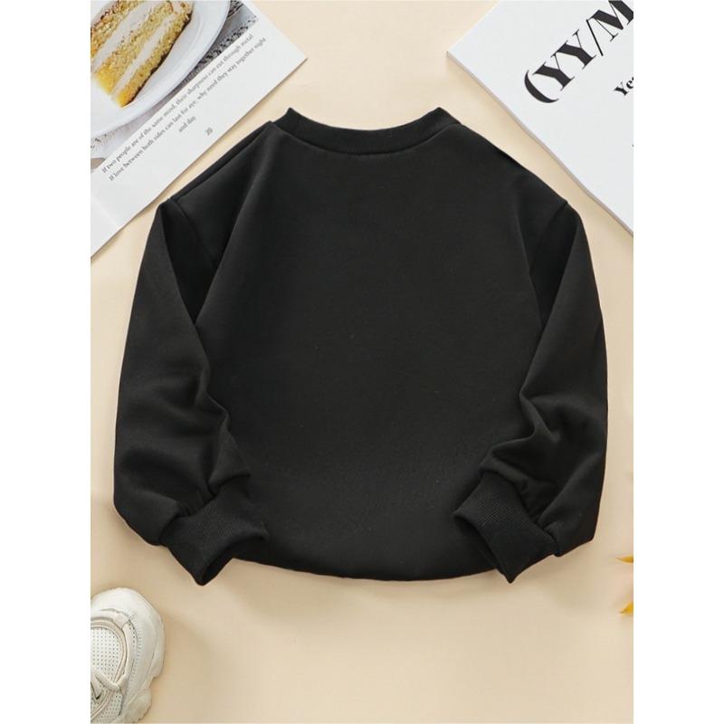 European Sizes Valentine'S Hoodie Kids Kids Crewneck Pullover Creative Letter Print Holiday Gift Fashion Casual Comfortable Kids Sportswear