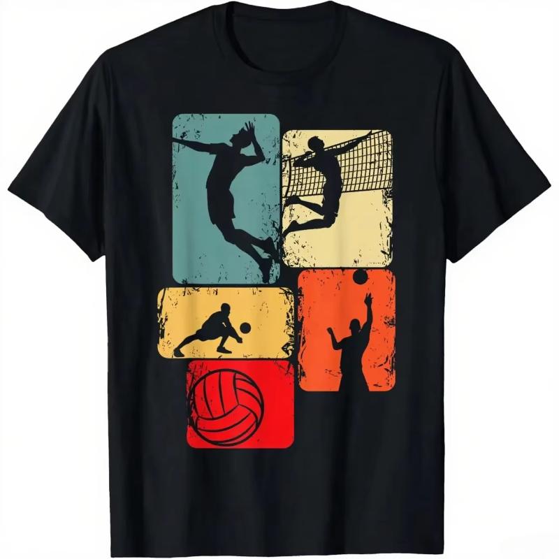 Volleyball Boys Men Youth TShirt Cotton Print Original Design Gifts T Shirts Unisex Summer Streetwear Tops Camiseta